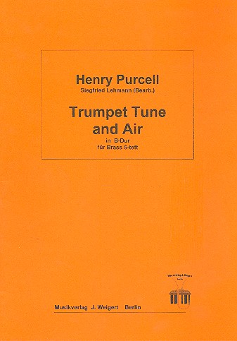 Trumpet Tune und Air B-Dur  für fünfstimmiges Blechbläserensemble  Partitur und 10 Stimmen
