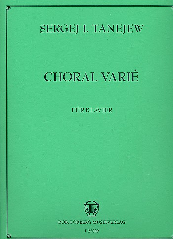 Choral varié  für Klavier  