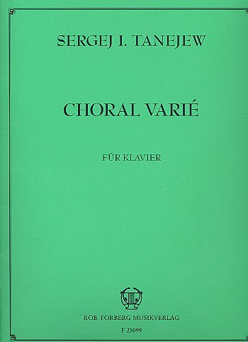 Choral varié  für Klavier  