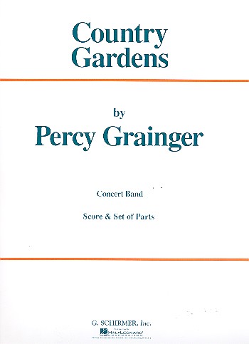 Country Gardens for concert band  score and parts  
