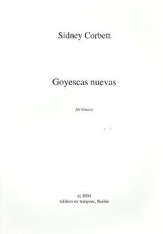 Goyescas nuevas  für Gitarre  