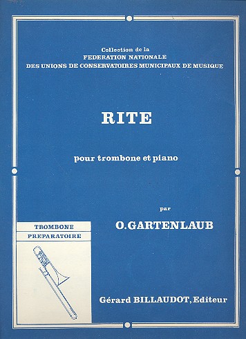 Rite pour trombone et piano    
