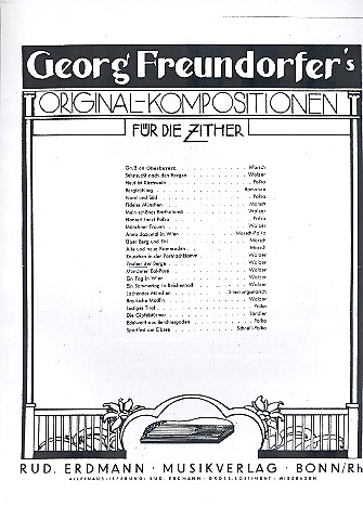 Zauber der Berge für Zither    