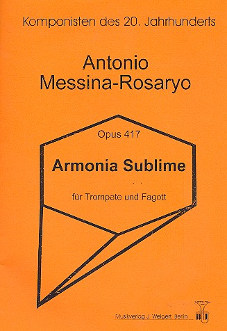 Armonia sublime op.417 für Fagott  und Trompete  Spielpartitur