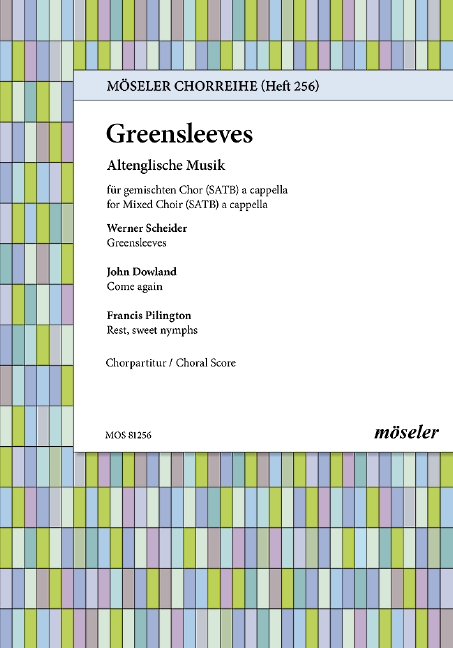 Greensleeves&nbsp;&nbsp;für gem Chor a cappella&nbsp;&nbsp;Partitur