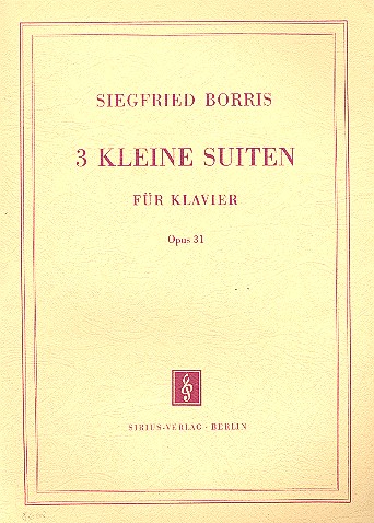 3 kleine Suiten op.31  für Klavier  