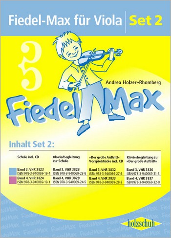 Fiedel-Max Viola Set 2  (enthält die Bände 3 und 4)  