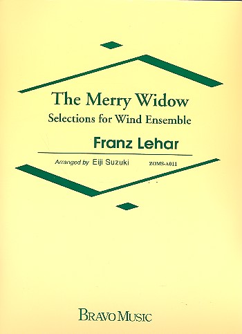 The merry Widow (selections)&nbsp;&nbsp;for wind ensemble&nbsp;&nbsp;score and parts