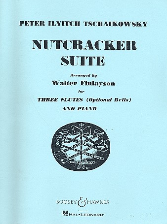 Nutcracker Suite&nbsp;&nbsp;for 3 flutes and piano (bells ad lib.)&nbsp;&nbsp;score and parts