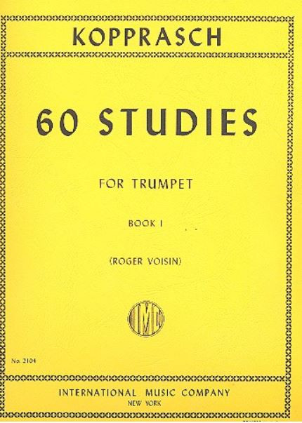 60 Studies vol.1 (nos.1-34)&nbsp;&nbsp;for trumpet&nbsp;&nbsp;