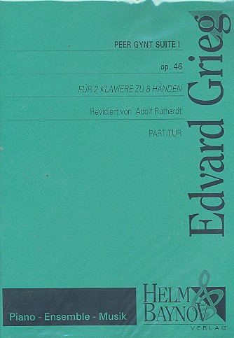 Peer Gynt Suite Nr.1 op.46  für 2 Klaviere zu 8 Händen  Partituren und Stimmen