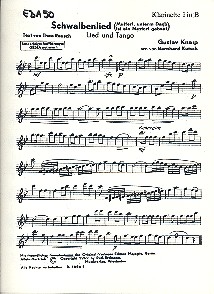 Schwalbenlied: für Blasmusik&nbsp;&nbsp;&nbsp;&nbsp;