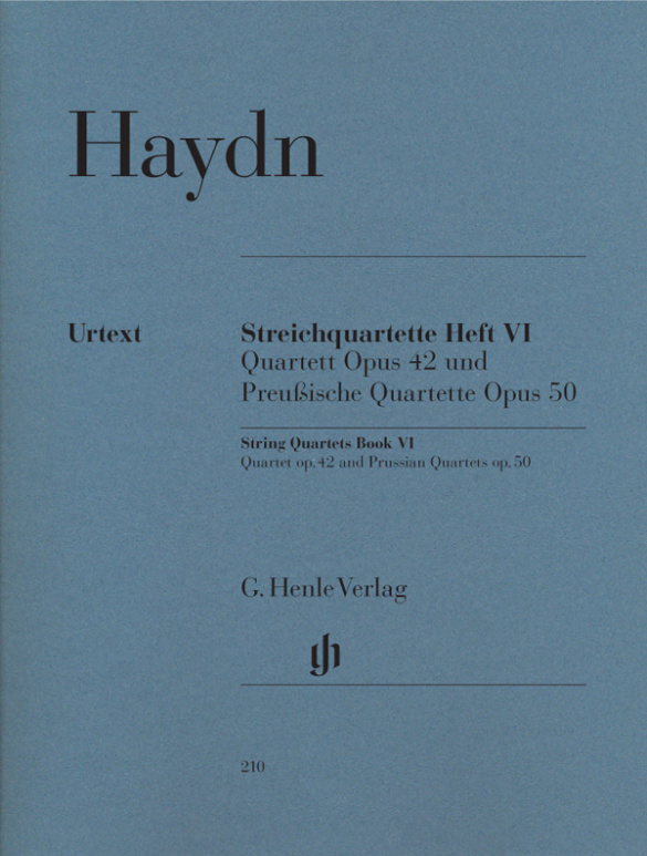 Streichquartette Band 6 op.42 und op.50&nbsp;&nbsp;&nbsp;&nbsp;Stimmen