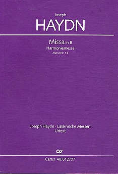 Harmoniemesse B-Dur Hob.XXII:14&nbsp;&nbsp;für Soli, gem Chor und Orchester&nbsp;&nbsp;Studienpartitur