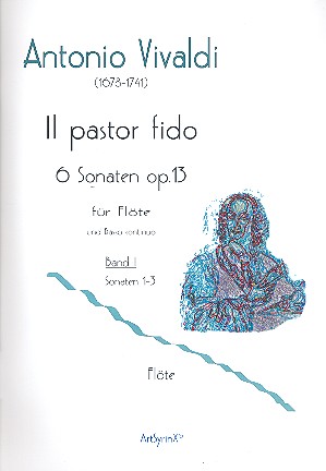 Il pastor fido op.13 Band 1 (Nr.1-3)&nbsp;&nbsp;für Flöte und Bc&nbsp;&nbsp;Flötenstimme