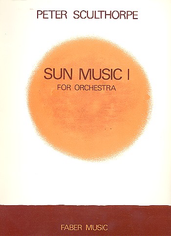 Sun Music 1 for orchestra&nbsp;&nbsp;score&nbsp;&nbsp;
