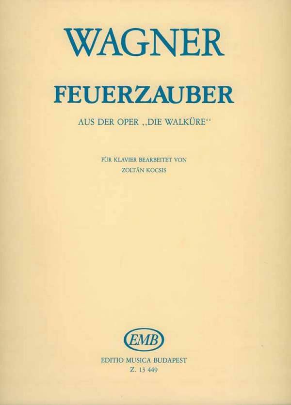 Feuerzauber aus der Oper 'Walküre'&nbsp;&nbsp;für Klavier&nbsp;&nbsp;