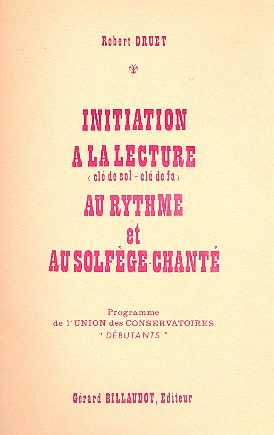 Initiation à la lecture au rhythme et&nbsp;&nbsp;au solfège chanté&nbsp;&nbsp;