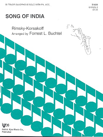 Song of India for tenor saxophone and piano&nbsp;&nbsp;&nbsp;&nbsp;