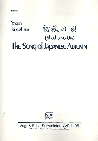 The Song of Japanese Autumn&nbsp;&nbsp;für Zupforchester&nbsp;&nbsp;Gitarre