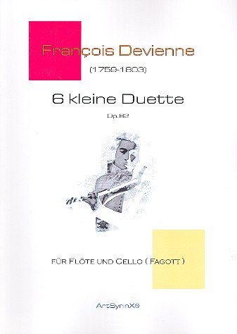 6 kleine Duette op.82  für Flöte und Violoncello (Fagott)  Spielpartitur