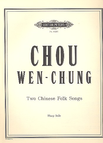 2 Chinese Folk Songs&nbsp;&nbsp;for harp&nbsp;&nbsp;