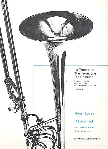 Piece en sol pour trombone et piano&nbsp;&nbsp;&nbsp;&nbsp;
