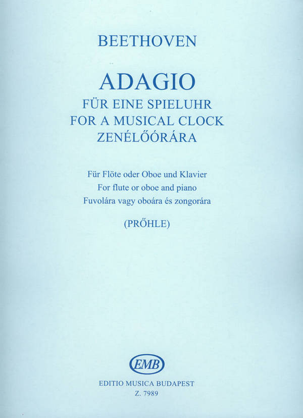 Adagio für eine Spieluhr für&nbsp;&nbsp;Flöte (Oboe) und Klavier&nbsp;&nbsp;