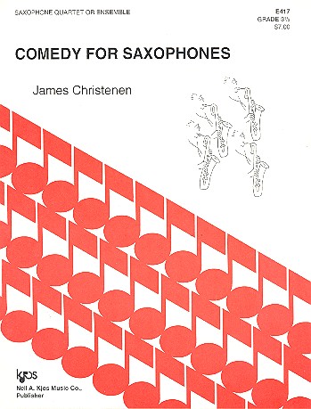Comedy for 4 saxophones (AATB)&nbsp;&nbsp;score and parts&nbsp;&nbsp;
