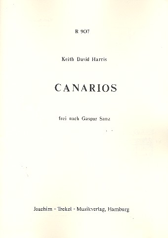 Canarios für Zupforchester  Partitur  