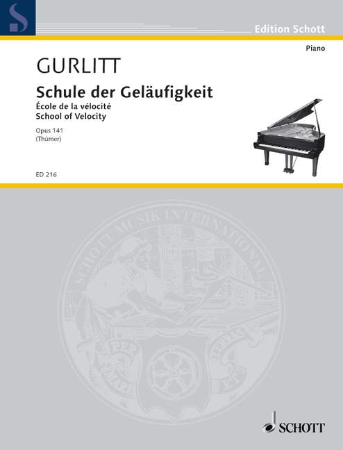 Schule der Geläufigkeit op.141&nbsp;&nbsp;für Klavier&nbsp;&nbsp;