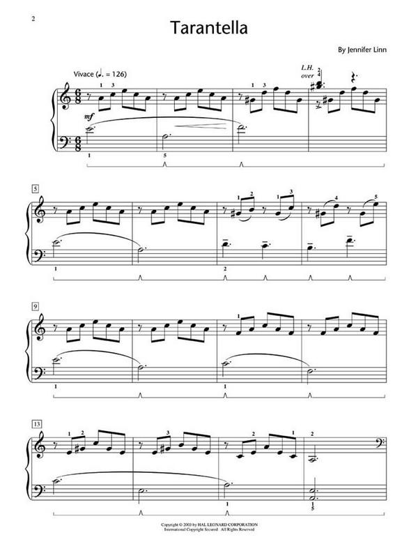 Tarantella&nbsp;&nbsp;for piano&nbsp;&nbsp;