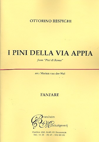 Pini della Via Appia&nbsp;&nbsp;for fanfare band&nbsp;&nbsp;score and parts