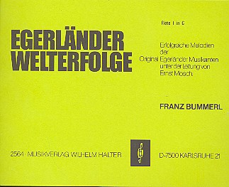 Egerländer Welterfolge: für Blasorchester&nbsp;&nbsp;Flöte 1&nbsp;&nbsp;