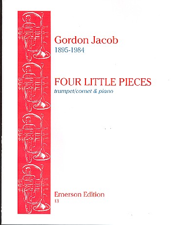 4 little Pieces for trumpet (cornet) and piano    