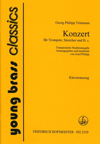 Konzert &nbsp;&nbsp;für Trompete, Streicher und Bc&nbsp;&nbsp;für Trompete in C und Klavier