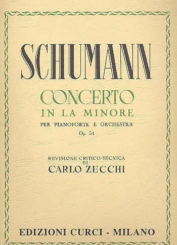 Konzert a-Moll op. 54 für Klavier und&nbsp;&nbsp;Orchester für 2 Klaviere&nbsp;&nbsp;Spielpartitur