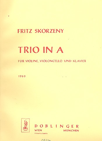 Klaviertrio A-Dur&nbsp;&nbsp;&nbsp;&nbsp;