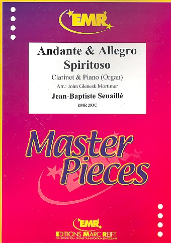 Andante und Allegro spiritoso  für Klarinette und Klavier  