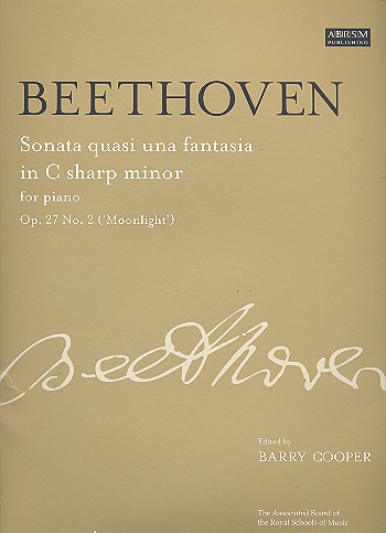 Sonata quasi una fantasia c sharp minor&nbsp;&nbsp;op.27,2 for piano&nbsp;&nbsp;