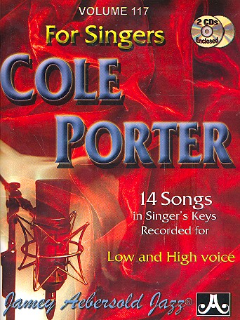 Cole Porter for Singers (low and high voice)  (+2 CD's)  Jamey Aebersold vol.117