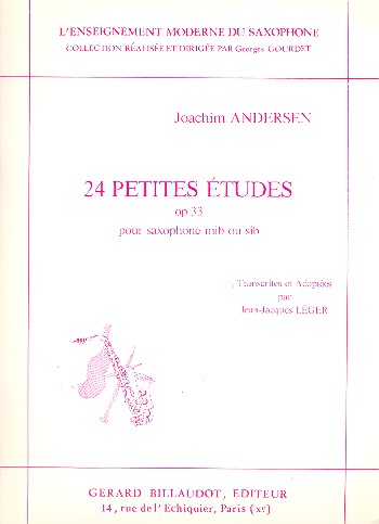 24 petites études op.33  pour saxophone  