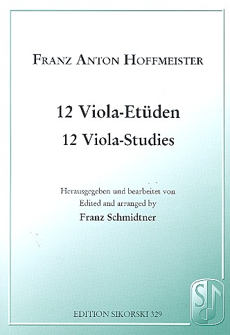 12 Etüden für Viola    
