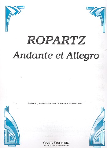 Andante und Allegro für Kornett (Trompete)  und Klavier  