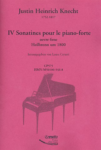 4 Sonatinen op.6  für Klavier  