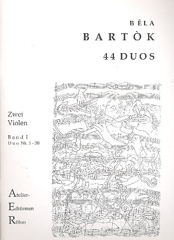 44 Duos Band 1 (Nr.1-30)&nbsp;&nbsp;für 2 Violen&nbsp;&nbsp;2 Spielpartituren