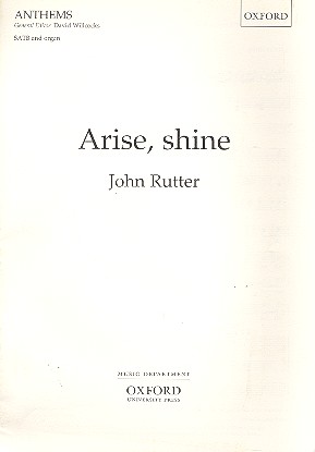 Arise shine for mixed chorus and organ  score  