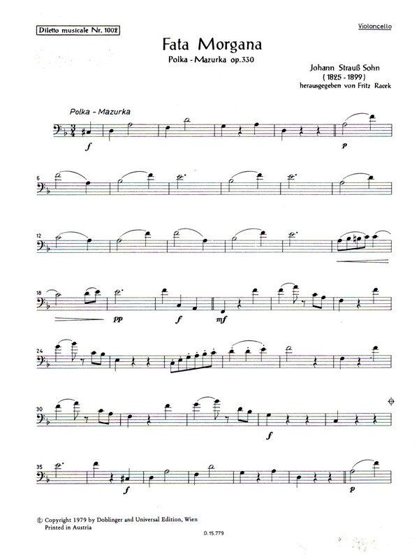 Fata Morgana op.330 für Orchester&nbsp;&nbsp;Violoncello&nbsp;&nbsp;