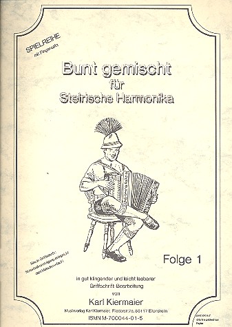 Bunt gemischt Band 1  für steirische Harmonika  