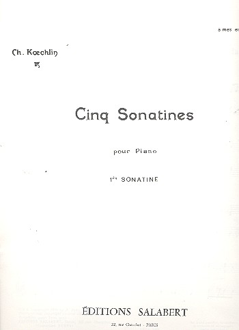 Sonatine op.59,1 &nbsp;&nbsp;pour piano&nbsp;&nbsp;